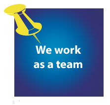 we work as a team